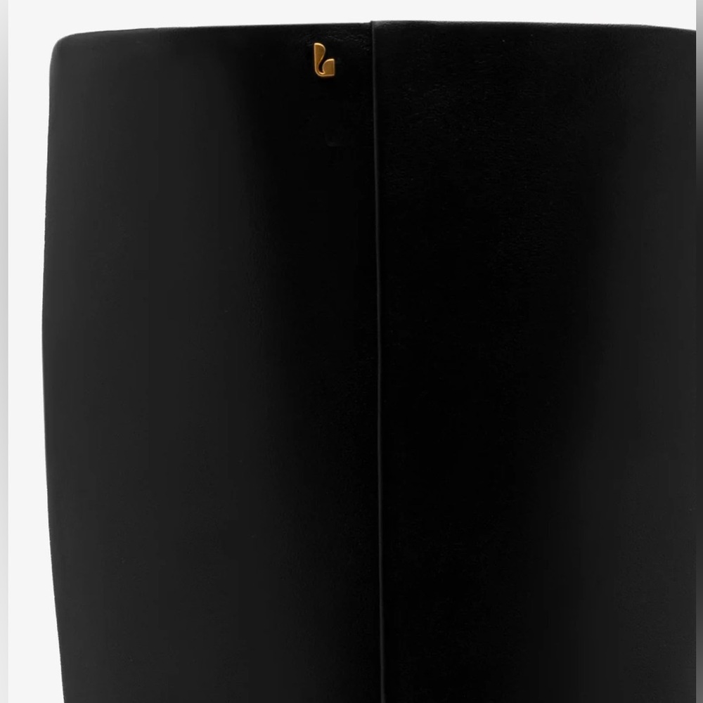 Larroude Carine Boot In Black Leather NWT - Picture 4 of 16